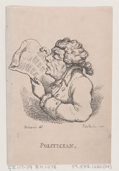 Politiker, april 1808., april 1808. av Thomas Rowlandson