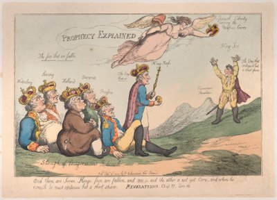 Prophecy Explained, 17. september 1808., 17. september 1808. av Thomas Rowlandson