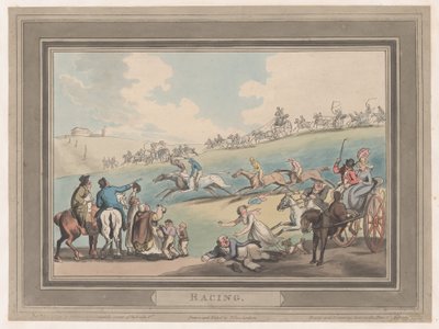 Racing [The Start], 1. januar 1799., 1. januar 1799. av Thomas Rowlandson