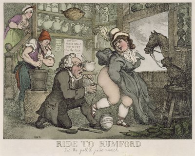 Ri til Rumford, la den gale jade vinsje av Thomas Rowlandson