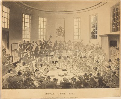 Royal Cockpit av Thomas Rowlandson