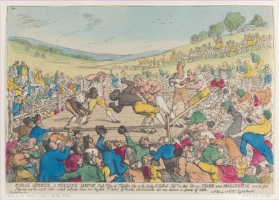 Rural Sports, A Milling Match, 29. september 1811., 29. september 1811. av Thomas Rowlandson