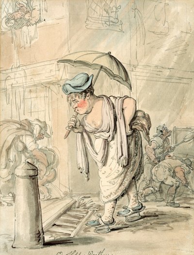 Trist slurvete vær av Thomas Rowlandson