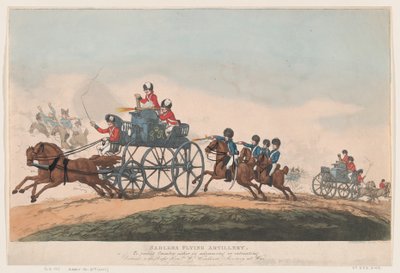 Sadlers Flying Artillery, 3. september 1798., 3. september 1798. av Thomas Rowlandson