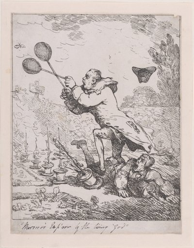 Sir Joseph Banks og keiseren av Marokko, 1788., 1788. av Thomas Rowlandson
