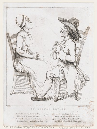 Spiritual Lovers, 2. januar 1797., 2. januar 1797. av Thomas Rowlandson