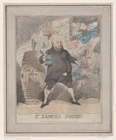 Sr. Samuel House, [1780] gjenutgitt 1786-91., [1780] gjenutgitt 1786-91. av Thomas Rowlandson