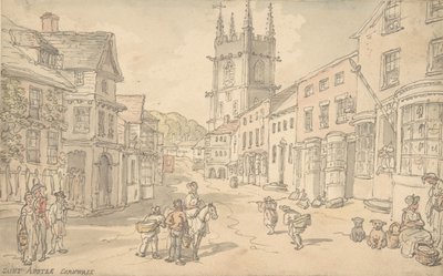 St. Austell, Cornwall, 1780-1827. av Thomas Rowlandson