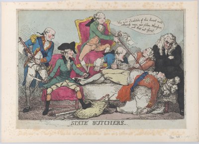 Statens slaktere, 28. januar 1789., 28. januar 1789. av Thomas Rowlandson