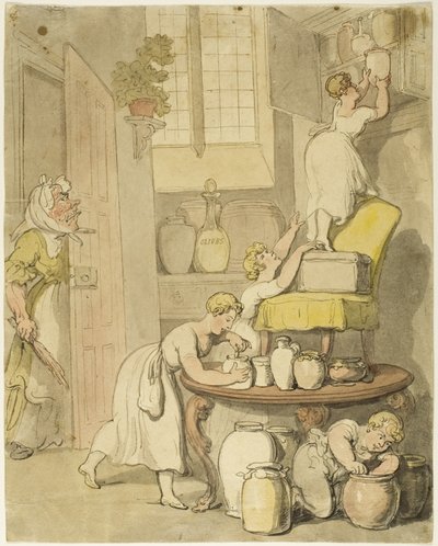 Å stjele konserves av Thomas Rowlandson