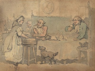 Tavernascene, 1780-1827. av Thomas Rowlandson
