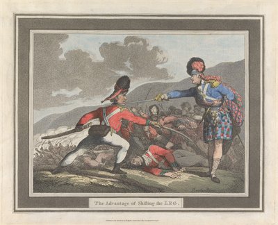 Fordelen ved å flytte beinet av Thomas Rowlandson