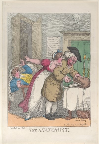 The Anatomist, 12. mars 1811., 12. mars 1811. av Thomas Rowlandson