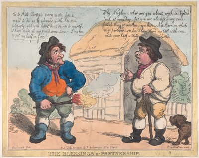 Partnerskapets velsignelser, 28. juli 1805., 28. juli 1805. av Thomas Rowlandson