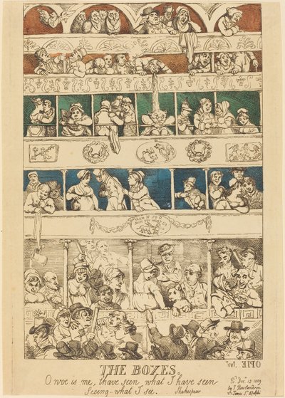 Boksene av Thomas Rowlandson