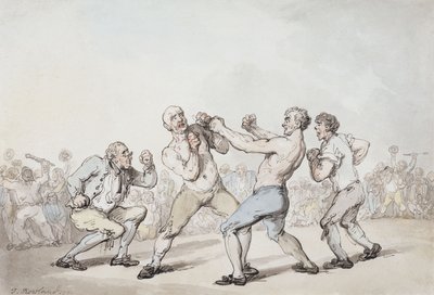 Boksekampen, av Thomas Rowlandson