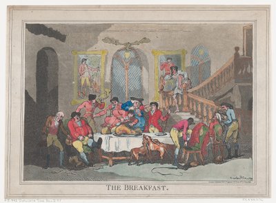 The Breakfast, 1. februar 1789., 1. februar 1789. av Thomas Rowlandson