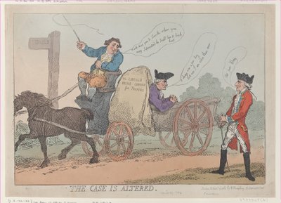 Saken er endret, [29. april 1784], republisert., [29. april 1784], republisert. av Thomas Rowlandson