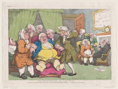 Konsultasjonen, eller siste håp, 30. juni 1808., 30. juni 1808. av Thomas Rowlandson
