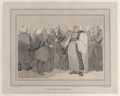 Konvokasjonen, september 1785., september 1785. av Thomas Rowlandson
