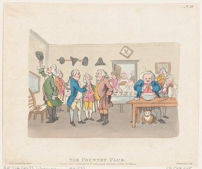 Country Club, 7. april 1803., 7. april 1803. av Thomas Rowlandson