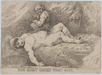The Covent Garden Night Mare, 20. april 1784., 20. april 1784. av Thomas Rowlandson