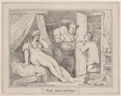 Oppdagelsen, januar 1809., januar 1809. av Thomas Rowlandson