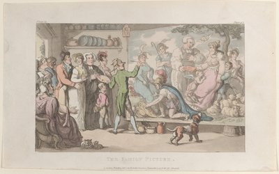Familiebildet, fra The Vicar of Wakefield, 1. mai 1817., 1. mai 1817. av Thomas Rowlandson