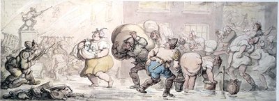 The Fire (akvarell) av Thomas Rowlandson
