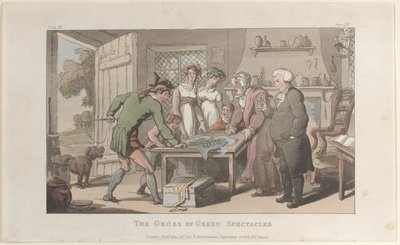 The Gross of Green Spectacles, fra The Vicar of Wakefield, mai 1817., mai 1817. av Thomas Rowlandson