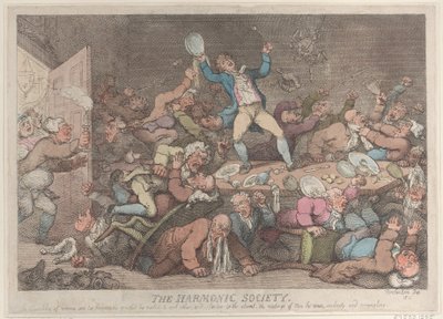 The Harmonic Society, 1810., 1810. av Thomas Rowlandson