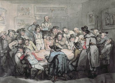 The Hazard Room (akvarell) av Thomas Rowlandson
