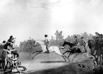 The High Mettled Racer, 1789. av Thomas Rowlandson