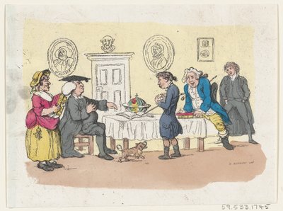 The Hopes of the Family - Et opptak ved universitetet, ca. 1803., ca. 1803. av Thomas Rowlandson