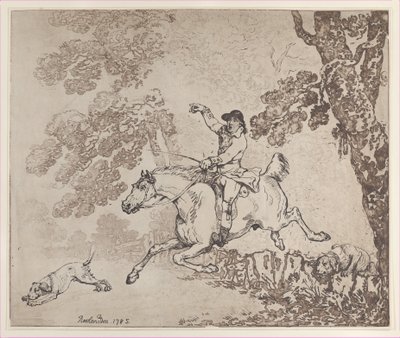 The Huntsman, 1785., 1785. av Thomas Rowlandson