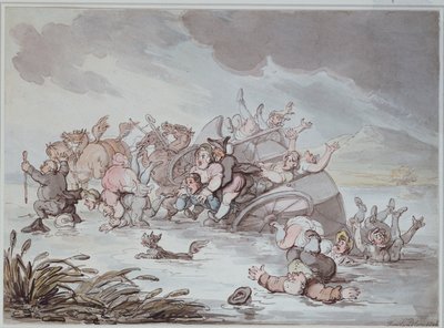 Ulykken, 1806 av Thomas Rowlandson