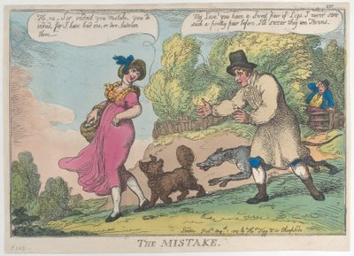 The Mistake, 1. august 1809., 1. august 1809. av Thomas Rowlandson