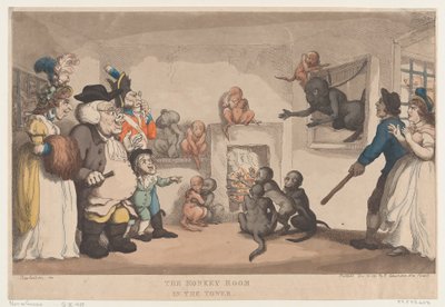 Aperommet i tårnet, 20. desember 1799., 20. desember 1799. av Thomas Rowlandson