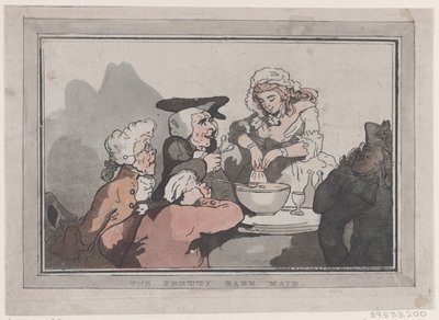 The Pretty Barr Maid, 20. oktober 1786., 20. oktober 1786. av Thomas Rowlandson