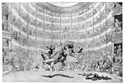 Prospektet foran oss, 1791. av Thomas Rowlandson