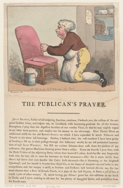 Tollerens bønn, 20. september 1801., 20. september 1801. av Thomas Rowlandson