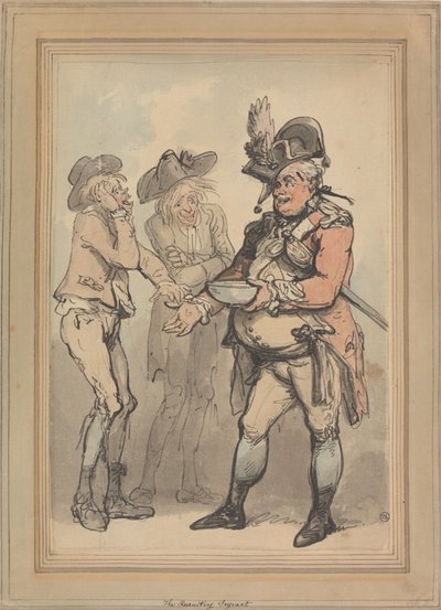 Rekrutteringssersjanten av Thomas Rowlandson
