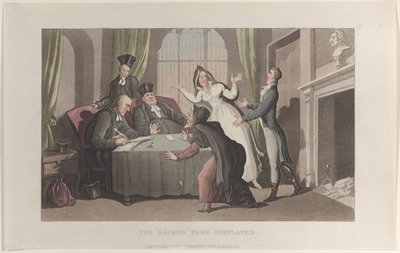 The Sacred Page Displayed, fra Journal of Sentimental Travels in the Southern Provinces ..., 1821. av Thomas Rowlandson