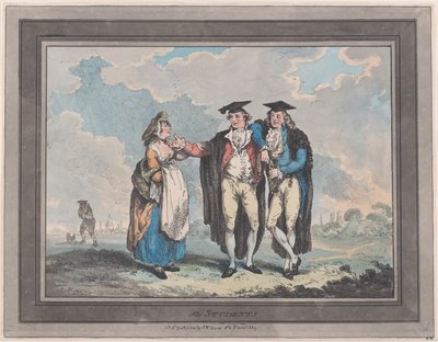 Studentene, 1. januar 1793., 1. januar 1793. av Thomas Rowlandson