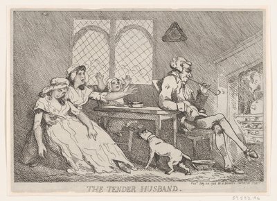 Den ømme ektemann, 28. juli 1786., 28. juli 1786. av Thomas Rowlandson