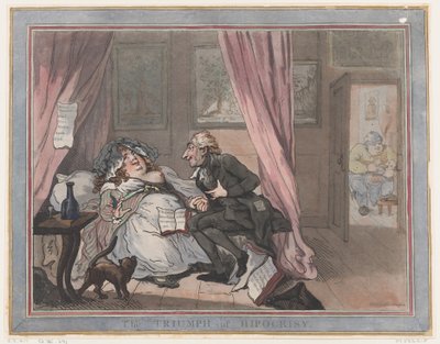 Hykleriets triumf, 11. januar 1787., 11. januar 1787. av Thomas Rowlandson