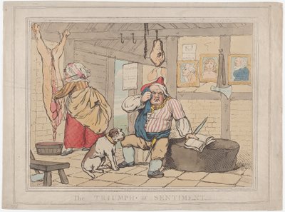 Sentimentets triumf, 15. januar 1787., 15. januar 1787. av Thomas Rowlandson