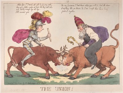 Unionen, 1. januar 1801., 1. januar 1801. av Thomas Rowlandson