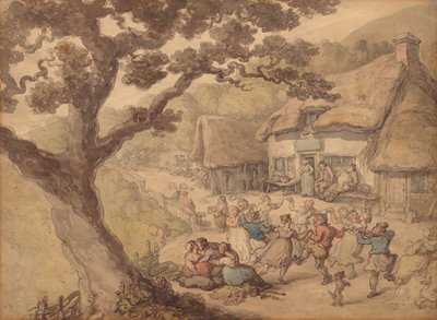 Landsbydansen av Thomas Rowlandson