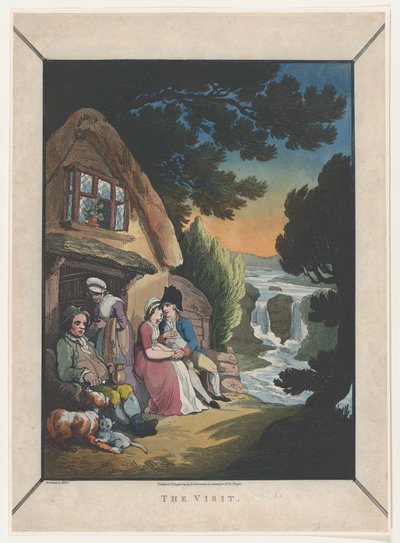 Besøket, 1. august 1799., 1. august 1799. av Thomas Rowlandson